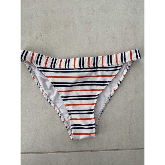 Cupshe Swim Bikini Bottom Multicolor Striped Swimwear - Picture 1 of 8